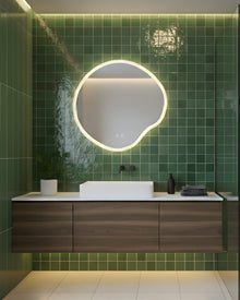 LED-Badezimmerspiegel H-3018 mit organischem Design