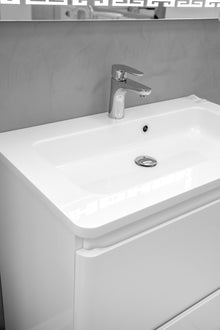 Mobilier de baie suspendat Accent alb AquaRodos