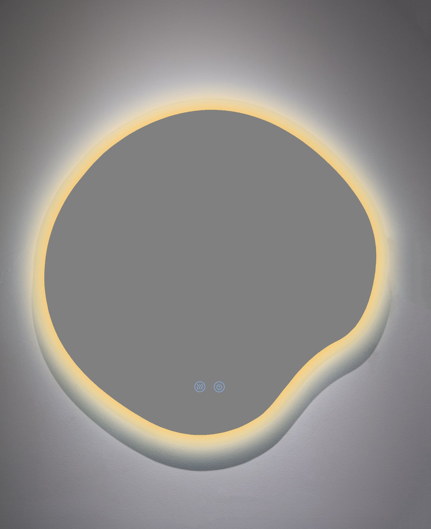 LED-Badezimmerspiegel H-3018 mit organischem Design