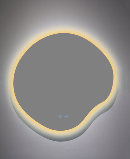LED-Badezimmerspiegel H-3018 mit organischem Design