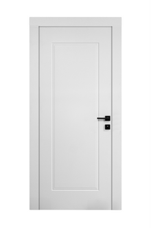 Ușă de interior albă JY-004 cu toc reglabil – design modern mat, complet echipată, livrare rapidă www.CasaDeco.ro