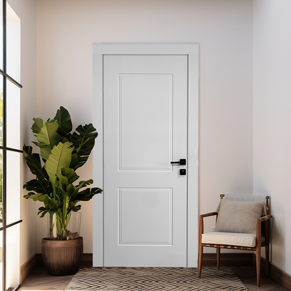 Ușă interior JY-002 White Mat – complet echipată, cu toc reglabil www.CasaDeco.ro