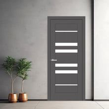 Ușă interior Rino 06 Graphite Silk Mat – complet echipată Omis