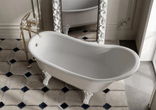 Cadă din compozit albă lucioasă Mirabella Miraggio