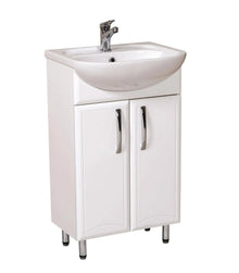 Mobilier de baie pe pardoseală Decor, Alb Aqua Rodos