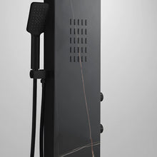 Panel de Duș Marble Black – Design Premium cu Duș Fix, Hidromasaj și Duș de Mână