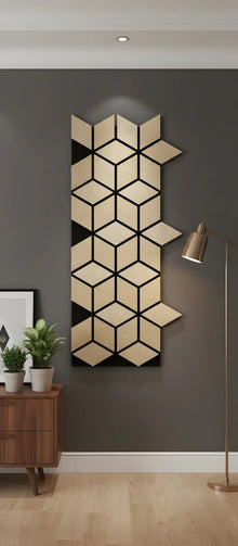 Panou riflaj decorativ Cubic Wood - stejar natur XYPT-12